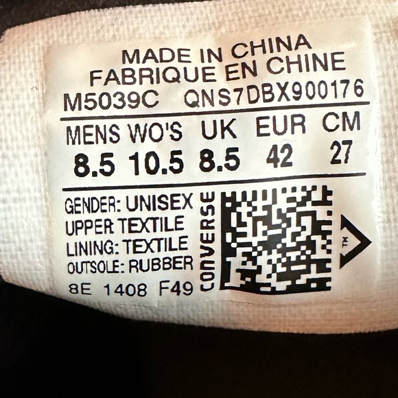 Converse all black low - Picture 3 of 3